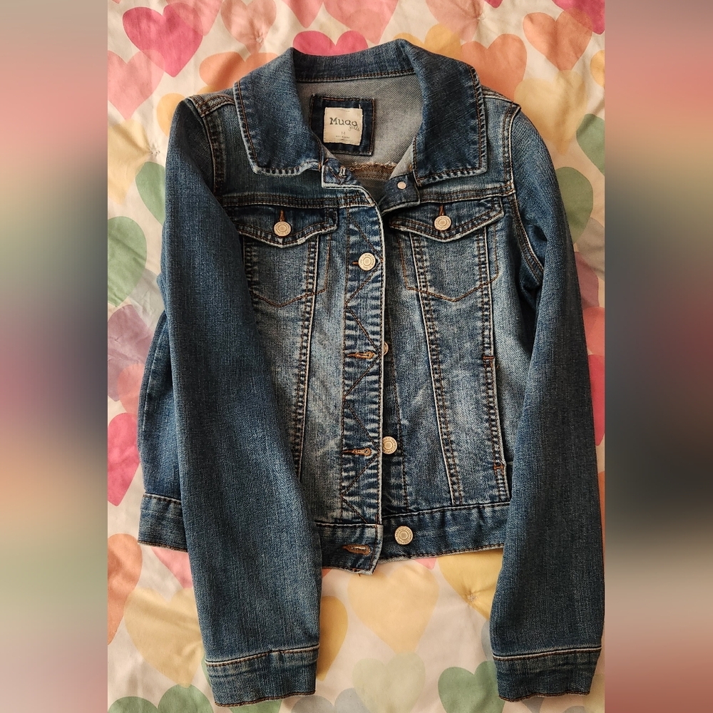 Blue Denim Kids Jacket By Mudd
